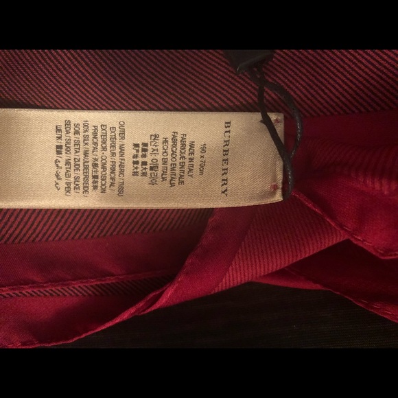 Burberry Silk Scarf 🧣 - Picture 3 of 7